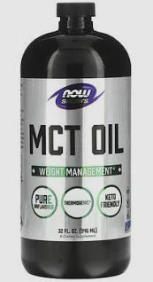 NOW Foods, Sports, MCT Oil, Unflavored, 16 fl oz (473 ml)