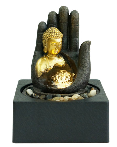 Water Feature Buddha with Meditating Hand
