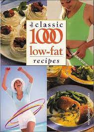 The Classic 1000 low-fat receipes softcover book  - Carolyn Humphries