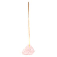 Natural Rose Quartz Incense Holder