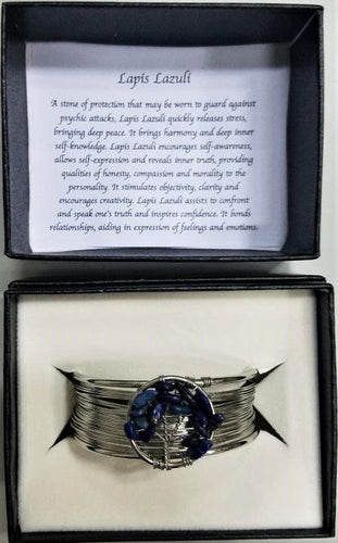 Lapis Lazuli Tree of Life bracelet