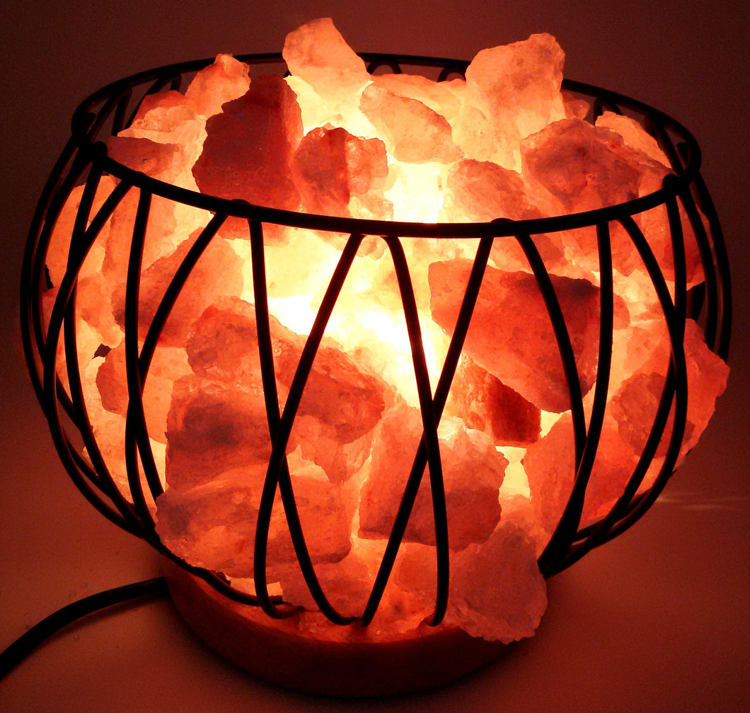 Himalayan Salt Lamp Metal Cage