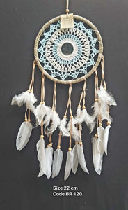 Dreamcatcher Natural Crochet 22cm