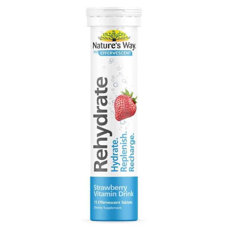 Nature's Way Adult Effervescent Vitamin Rehydration 15 Tablets