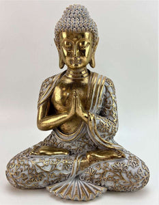 Gold Meditating Buddha Statue