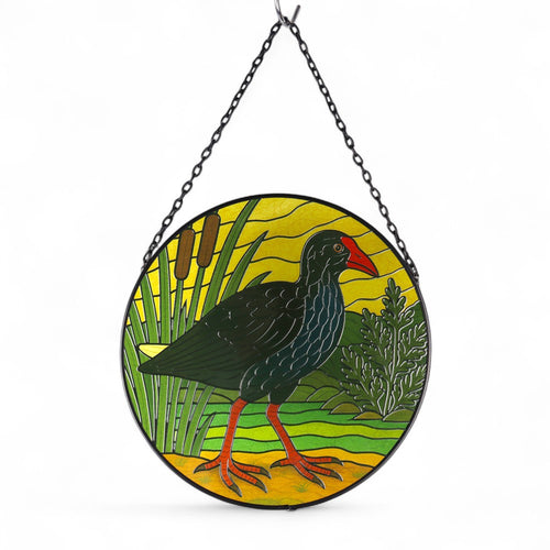 Pukeko In Swamp Suncatcher 25cm NEW!