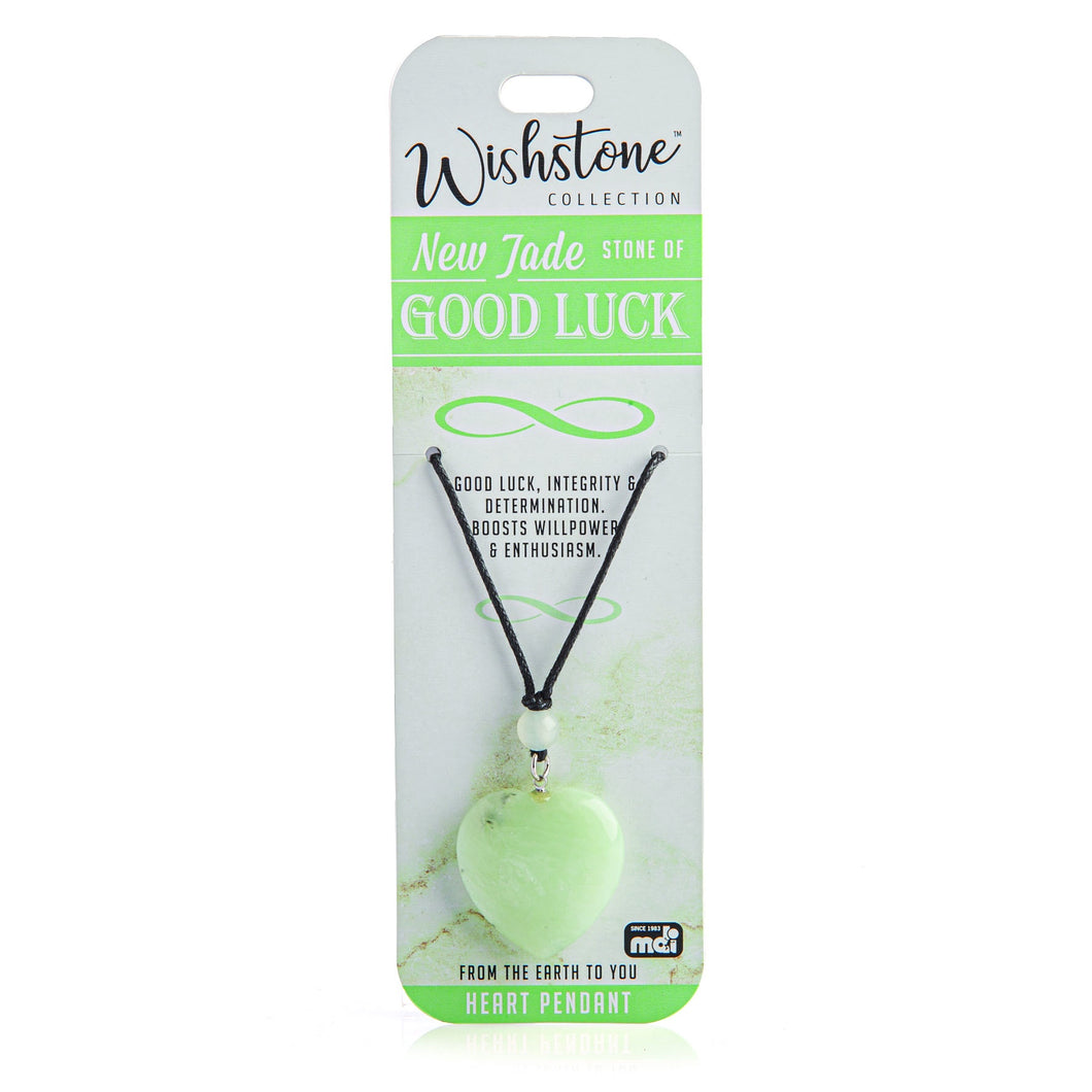 Wishstone Collection New Jade Heart Pendant