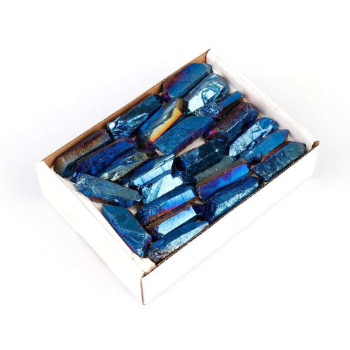 Aura Quartz Point – Sapphire