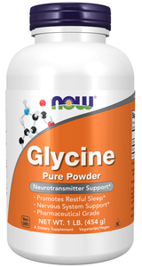 NOW Glycine Pure Powder 454g