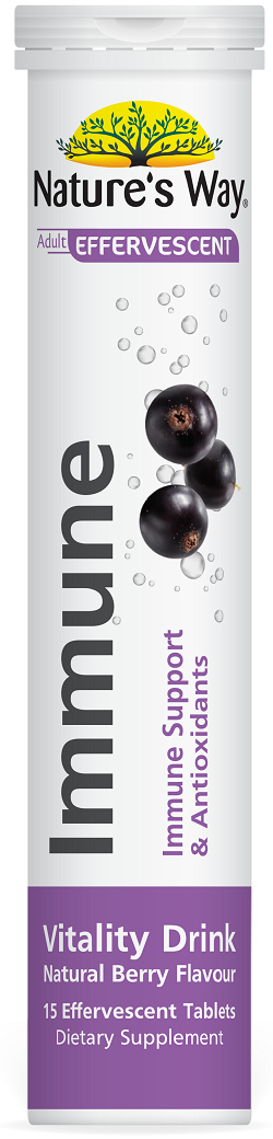 Nature's Way NZ - Adult Effervescent Immune Vitality Drink 15 - Berry