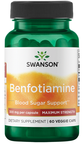 Swanson Benfotiamine 300mg Capsules 60