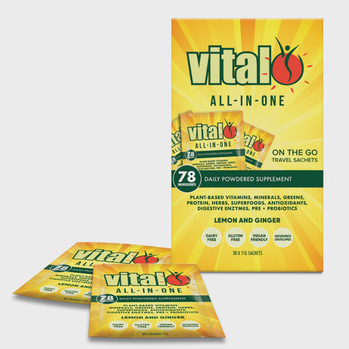 Vital All-In-One Daily Health Supplement - Lemon and Ginger