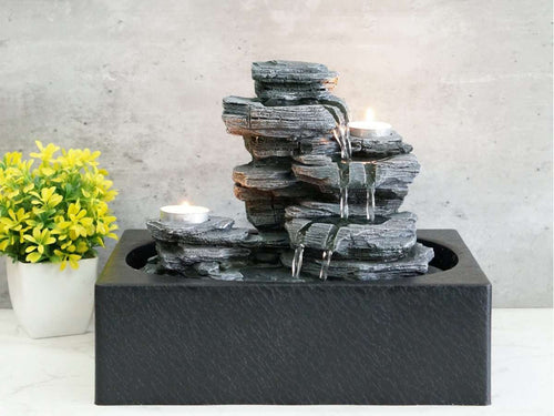 Water Feature with Rock Pools