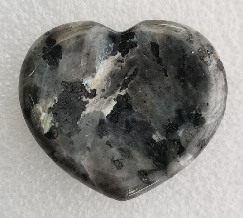 Labradorite Worry Stone Heart