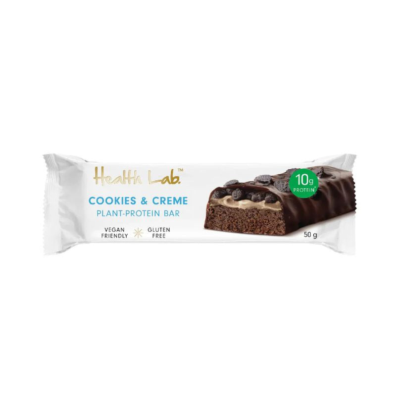 Health Lab Cookies & Cream Plant-protein Bar