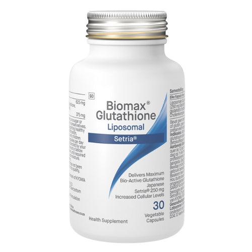 BioMax Glutathione 625mg LIPOSOMAL - 30 Vege Capsules
