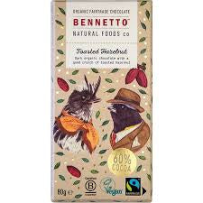 Toasted Hazelnut Organic Chocolate Block 80g