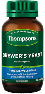 Thompsons Brewers Yeast 100s