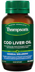 Thompsons Cod Liver Oil 100caps