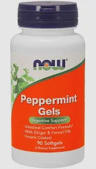 NOW Foods, Peppermint Gels, 90 Softgels