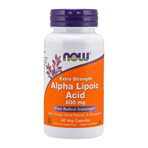 Alpha Lipoic Acid Extra Strength 600mg 60 vege capsules