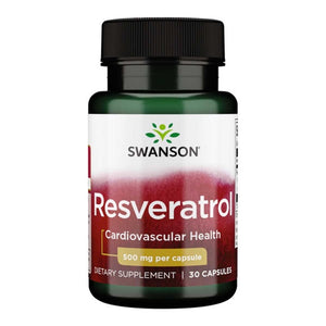 Swanson, Resveratrol, 500 mg, 30 Capsules