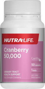 Nutralife Cranberry 50,000 50 capsules