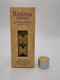 Beeswax Tealights pkt 10