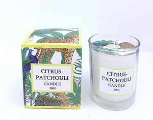 Scented Candle 200g – Citrus Patchouli Scented Candle