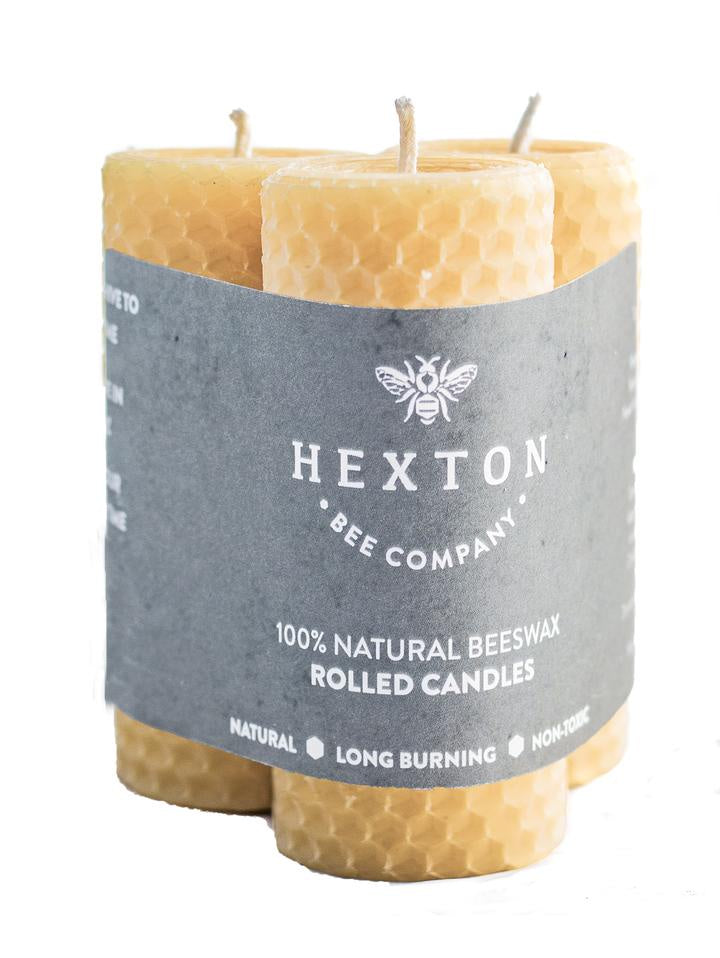 Hexton Beeswax Rolled Candle Set 35x105mm