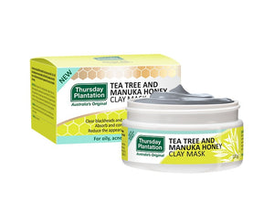 TEA TREE AND MANUKA HONEY CLAY MASK