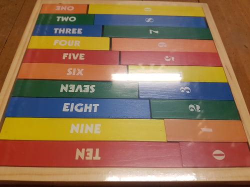 Wooden Number Puzzle