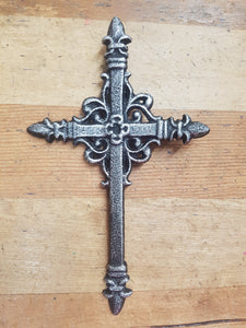 20x12cm Silver Metal Cross