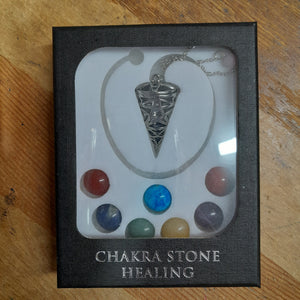Gemstone Chakra Healing Pendulum
