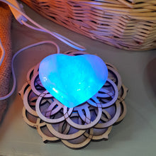 Load image into Gallery viewer, Crystal Display Light -wooden detail