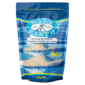 Salt of the Earth Hand Harvested Celtic Sea Salt