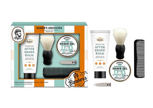 Men's White Musk 5pc Barber's Shaving Set