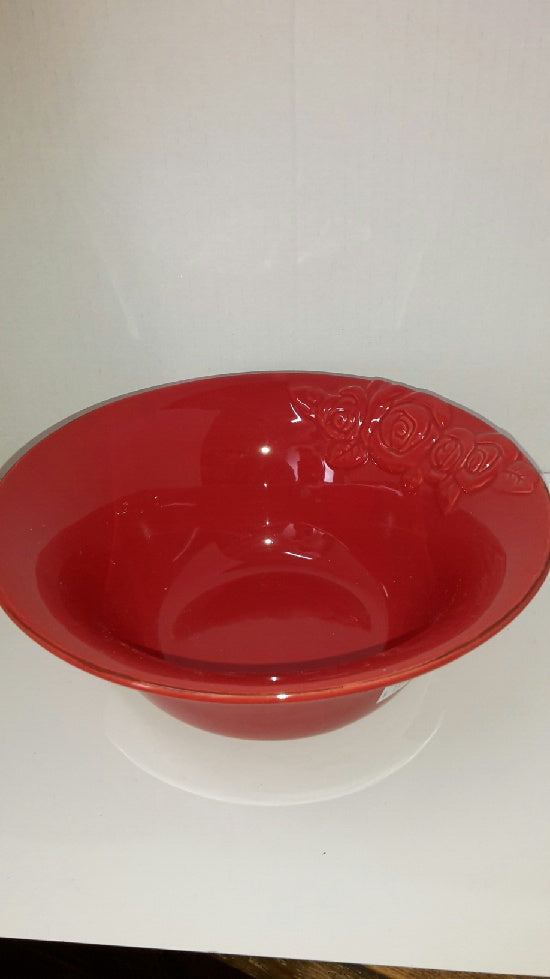 Fruit Bowl with Roses on
