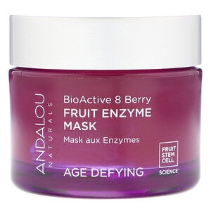 Andalou Naturals, Fruit Enzyme Beauty Mask, BioActive 8 Berry, Age Defying, 1.7 oz (50 g)end of line