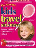 Kids Travel 10  Sickness Lollipops - strawberry flavoured