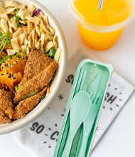Load image into Gallery viewer, On-The-Go Wheat Straw Utensil Set