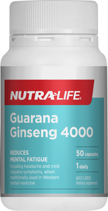 Nutralife Guarana Ginseng 4000 50 capsules