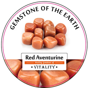 Tumbled stone – Red Aventurine
