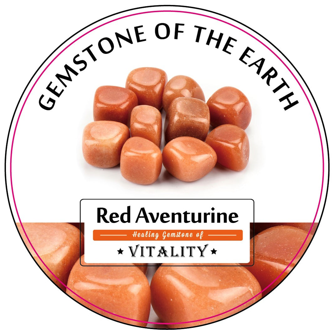 Tumbled stone – Red Aventurine