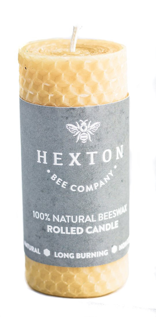 Hexton Rolled Pillar Candle 45x105mm