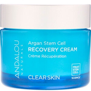 Andalou Naturals, Argan Stem Cell Recovery Cream, Clearer Skin, 1.7 fl oz (50 ml) End of line