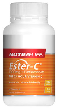 Nutralife Ester C 1000mg + Bioflavonoids 100 tablets