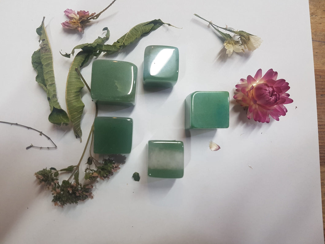 Aventurine  Cube