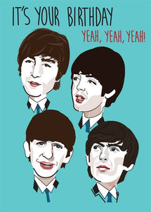 Cath Tate - The Beatles - Birthday Card
