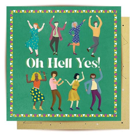 La La Land - Dancing Hell yes - Birthday Card